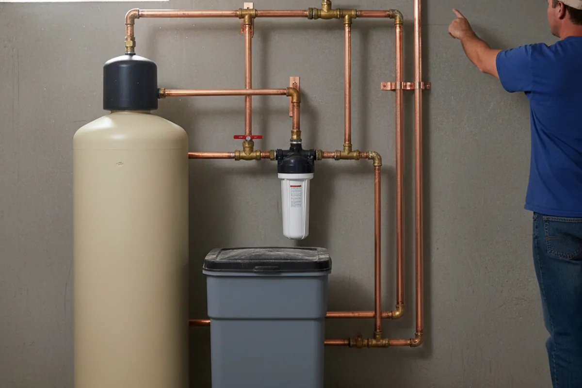 Whole-house water treatment system installed in Cedar Bluff